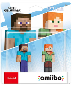 Фигурка Amiibo Steve & Alex (Стив и Алекс) «Super Smash Bros. Collection»