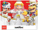 amiibo. Набор из 3-х фигурок: Боузер + Марио + Пич. Свадебная одежда (Super Mario Collection)