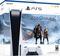 Игровая приставка Sony PlayStation 5 825 ГБ SSD, белый + God Of War Ragnarok