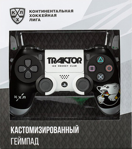 Аксессуар PS4: SONY DUALSHOK 4 Беспроводной геймпад КХЛ "Трактор"