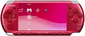 Sony PSP 3000, красный цвет + 4GB Memory Stick + 10 игр