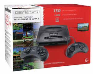 Игровая приставка Retro Genesis HD Ultra + 150 встроенных игр