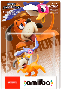 amiibo. Фигурка Duck Hunt Duo (Super Smash Bros. Collection)