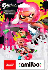 amiibo. Фигурка Инклинг-девочка. Неоново-розовая / Inkling Girl. Neon Pink (Splatoon Collection)