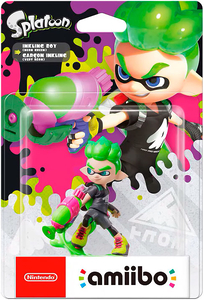 amiibo. Фигурка Инклинг-мальчик. Неоново-зеленый / Inkling Boy. Neon Green (Splatoon Collection)