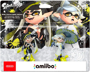 amiibo. Набор из 2-х фигурок: Кэлли и Мари. Альтернативные / Callie and Marie. Alterna (Splatoon Collection)