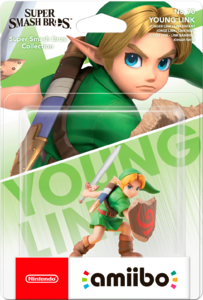 amiibo. Фигурка Юный Линк / Young Link (Super Smash Bros. Collection)