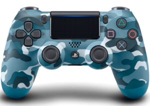 Беспроводной геймпад для PS4 ver.2 - «Blue Camouflage»