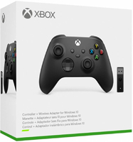 Беспроводной геймпад Microsoft Xbox черный, PC адаптер