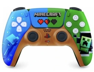 Кастомизированный геймпад Sony PlayStation 5 DualSense "Minecraft" Майнкрафт