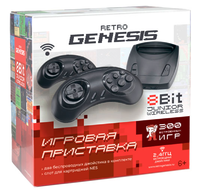 Игровая приставка «Retro Genesis 8 Bit Junior Wireless» + 300 игр