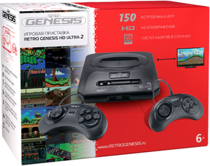 Игровая приставка Retro Genesis HD Ultra 2 + 150 встроенных игр