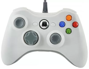 Проводной джойстик Xbox 360 белый цвет