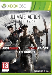 Игра Ultimate Action Triple Pack (Just Cause 2, Sleeping Dogs, Tomb Raider) для Xbox 360