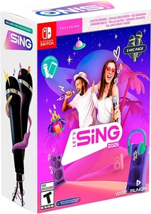Let's Sing 2025 (Игра + 2 Микрофона) [Nintendo Switch, английская версия]