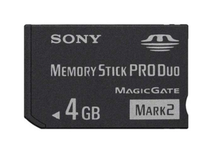 Карта Памяти Sony Memory Stick Pro Duo 4GB «без упаковки»