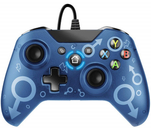 Геймпад проводной N-1 для Xbox One/PC Синий