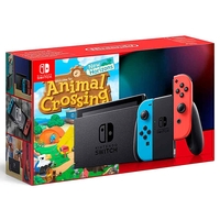 Игровая приставка Nintendo Switch «неоновый красный/неоновый синий» Обновленная версия + Animal Crossing «New Horizons»