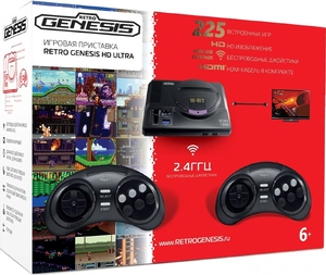 Игровая приставка Retro Genesis HD Ultra (225 встроенных игр)
