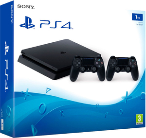 Игровая приставка Sony PlayStation 4 Slim 1TB + 2-ой геймпад Dualshock 4