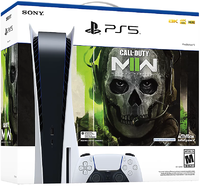 Игровая приставка Sony PlayStation 5 825 ГБ SSD, белый + Call of Duty: Modern Warfare II