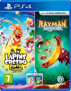 Rabbids: Party of Legend + Rayman Legends [PS4, английская версия]