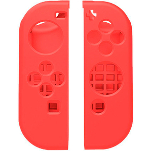 Силиконовые чехлы для 2-х контроллеров Joy-Con Неоновый-Красный Цвет