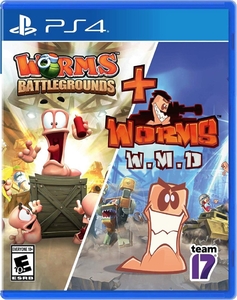 Worms Battlegrounds + Worms W.M.D. Double Pack [PS4, английская версия]