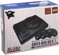 Игровая приставка 16 Bit HD Super Mini MD K3 + 168 встроенных игр