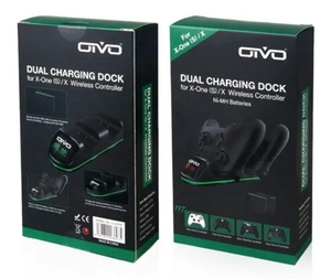 Зарядная станция «OIVO Dual Charging Dock LED + 2 аккумулятора 600mAh IV-X1876»