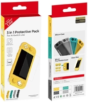 Набор аксессуаров «Dobe 3 in 1 Protective Pack TNS-19180» (Желтый) для Nintendo Switch Lite