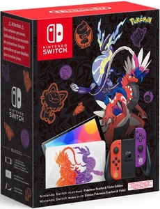 Игровая приставка Nintendo Switch OLED 64 ГБ, Pokemon Scarlet & Violet Edition