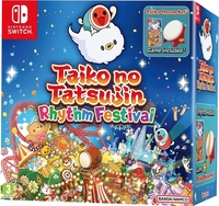 Игра Taiko no Tatsujin: Rhythm Festival (Taiko Drum Set) для Nintendo Switch