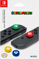 Сменные накладки Super Mario для консоли Nintendo Switch (NSW-036U) красный/зеленый/синий/желтый