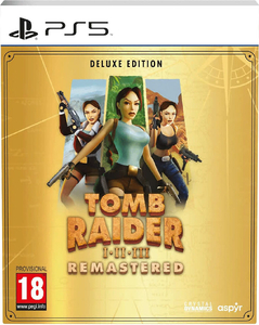 Tomb Raider I-III Remastered Starring Lara Croft - Deluxe Edition [PS5, русская версия]
