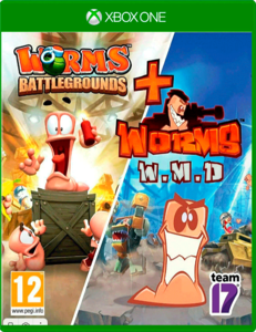 Игра Worms Battlegrounds + Worms W.M.D. Double Pack для Xbox One
